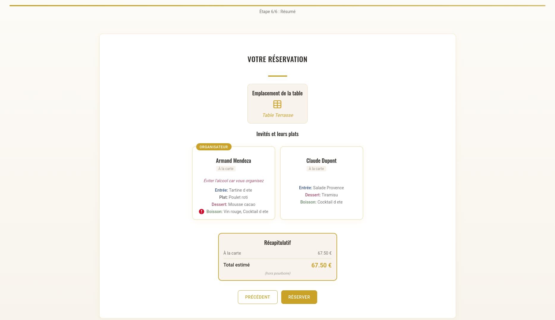 Taste Federation demo